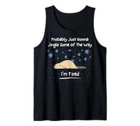 Probably Jingle Some of The Way Beaver Cute Animal Lover Tank Top
