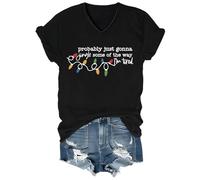 Probably Just Going to Jingle Some of The Way Shirt V-Neck Jingle Some of The Way T-Shirt