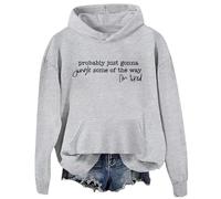 Probably Just Gonna Jingle Some Of The Way I'm Tired Hoodie Probably Just Gonna Jingle Some Of The Way Sweatshirt Merry Christmas Sweatshirt Funny Christmas Sweatshirts for Women Grey