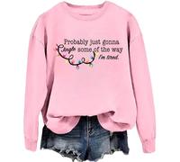 Probably Just Gonna Jingle Some Of The Way I'm Tired Sweatshirt & Hoodie Funny Christmas Sweatshirts for Women Men Christmas Jumpers for Women