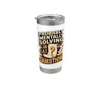 Probably Mentally Solving an SAT Question Tutor Stainless Steel Insulated Tumbler