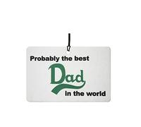Probably The Best Dad Car Air Freshener (Fun Birthday/Father's Day/Xmas Christmas Stocking Filler/Secret Santa/Novelty Scented Gift)