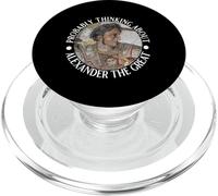 Probably Thinking about Alexander the Great PopSockets PopGrip for MagSafe