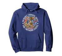 Probably Thinking about the Crusader States Men and Women Pullover Hoodie