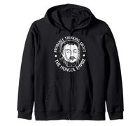 Probably Thinking about The Mongol Empire for Men Women. Zip Hoodie