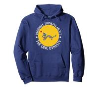 Probably Thinking about the Qing Dynasty Men and Women Pullover Hoodie