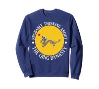 Probably Thinking about the Qing Dynasty Men and Women Sweatshirt