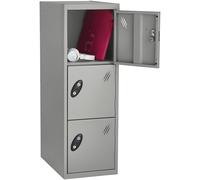 Probe 3 Door Half Height - Grey Locker