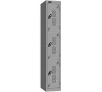 Probe 3 Perforated Door - Grey Locker