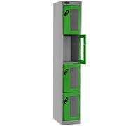 Probe 4 Door Vision Panel - Green Locker