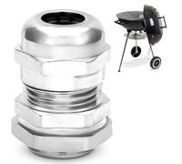 Probe Port Barbecue Smoker Thermometer Stainless Steel