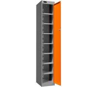 Probe Powerbox Eight Bay Orange Tablet Locker (with USB charging)