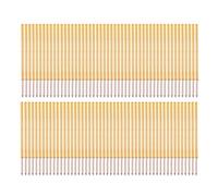 Probe Set 100pcs Metal Spring Probe Pin Current Rating 3A Resistance 50mΩ Multipurpose