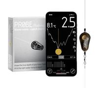 PROBE Smart Fishing Tracker - Carp Fishing, Lure & Match Fishing Accessory - Tracks Depth, Strike Data & Temperature - Lightweight Fish Tracker for Sea Fishing Tackle, River & Fishing Kits
