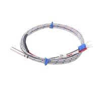 Probe type thermocouple J type temperature sensor 2 meters cable 0~400℃ for measuring boiler oven temperature controller(Cable length 3m)