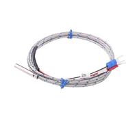 Probe type thermocouple K type temperature sensor 2 meters cable 0~400℃ for measuring boiler oven temperature controller(Cable length 3m)