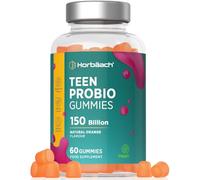ProBio for Teens | 60 Gummies | 150 Billion CFU | Orange Flavoured Supplement for Teenage Boys and Girls Aged 13 + | Multi - Biotic Blend with Vitamin C & B6 | Suitable for Vegans | by Horbaach
