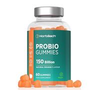 ProBio Gummies | 150 Billion Friendly Bacteria Per Bottle | Happy Gut | Multi-Strain | 2.5 Billion x 60 Orange Flavour Gummies | for Men & Women | Vegan | 60 Count | by Horbaach