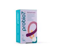Probio7 Advanced - High Strength Digestive Support | 9 Live Strains | with 10 Billion CFU, Saccharomyces Boulardii + 2 Types of Fibre | Gut Health Supplements, Probiotics for Gut Health - 60 Capsules