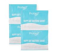 Probio7 Happy Gut - Probiotic Bacteria Yogurt Starter Culture Sachets, 3 Strains of Gut Friendly Live Bacteria, Lactobacillus Rhamnosus - Easy to Use, Gluten Free, Pack of 4 (1 Month Supply)