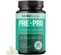 Probiotic and Prebiotic Capsules | Synbiotic Gut Health & Bloating Support for Women & Men | Enzymes with Pre and Probiotics for Gut Health Supplements | 20 Billion CFU | Non-GMO, Vegetarian | 60 Ct