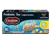 Probiotic Black Tea, English Breakfast, 16 Tea Bags 1.07 oz (30 g), Celestial Seasonings