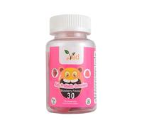 probiotic Gummie Kids,15 Day Supply, Natural Strawberry Flavour, 30 Chewable Vegan Gummies, Vegetarian Friendly, Energy & Immune System, Kids probiotic Gummies, GMO & Gluten Free.