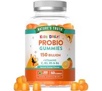 Probiotic Gummies for Kids | Multi-Strain Probiotic with Lactobacillus casei, Vitamins C, B3, B5 & B6 | Natural Orange Flavour | 60 Vegan Gummies | Nature's Truth
