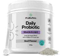 Probiotic Joint and Muscle Powder for Dogs - 100g - Comfortable Movement - Joint Supplements for Dogs - Glucosamine, Hip & Joint Care - Pain Relief Joint Aid for Dogs - 10 Billion CFU/g Super Blend