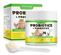 Probiotic Powder for Cats, Cat Pre and Probiotic Supplement for Gut Health, Digestive Support, All Ages and Breeds with Sensitive Digestion((1 Pot (120g))