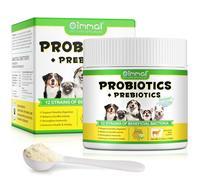 Probiotic Powder for Dogs, 12 Probiotics 5 Billion Beneficial Colonies per Serving, All Natural Probiotics Keeps Your Beloved Pet Healthier and More Energized ((1 Pot (120g))
