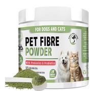 Probiotic Prebiotic Powder for Dogs and Cats - 6 Billion CFU with Digestive Enzymes, Psyllium Husk & Pumpkin - for Anal Gland Support, Diarrhea & Constipation Relief - Natural Fibre for Dogs and Cats