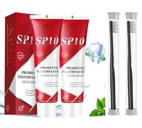 Probiotic Toothpaste 2Pcs Sp10 Deep Cleaning and Fresh Breath Care for Bright White Smile