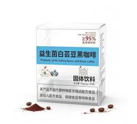 Probiotic White Kidney Bean Black Coffee | Instant Coffee Sticks Hot & Cold Brew Portable(1pack)
