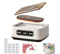 Probiotic Yogurt Maker, Probiotic Yogurt Maker with Temperature Control and 36 Hour Timer, 1.2L Fully Automatic Yogurt Machine, Multi-Function Yogurt Machine for Home Use, (1.6L+9 Glasses)