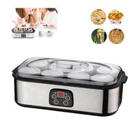 Probiotic Yogurt Motor, Electric Yogurt Maker Machine with Adjustable Temperature and Time Control,Promote Gut Health with Probiotic Rich Homemade YogurtHome Yogurt Incubator with Glass Jars