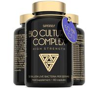 Probiotics Complex 50 Billion CFU - Bio Cultures Probiotics for Gut Health - Vegan Probiotic Supplements for Women Men Adults - 60 Acid-Resistant Capsules - 15 Strains with Prebiotics & Acidophilus
