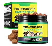 Probiotics for Dogs, 120 Chews Dog Probiotics Supplements - Supports Gut & Digestive Health, Immune Function, Gutflora Blance, Skin & Coat Health, For All Dogs