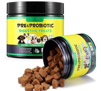 Probiotics for Dogs, 120 Chews, Pre & Probiotic Supplements for All Dogs, Supports Gut & Digestive Health, Immune Function, Skin & Coat Health