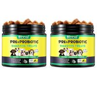 Probiotics for Dogs, 120 Natural Soft Chews with Pumpkin & Flaxseed | Pre & Probiotic Blend to Support Digestive Function, Gut Flora Balance, Immune Health & Everyday Vitality (Pack of 2)
