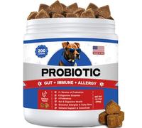 Probiotics for Dogs 200 Chews Gut Digestive Health Dog Probiotic Supplements with Prebiotics & Enzymes, Supports Digestion & Immunity, Yeast Balance, All Breeds& Age