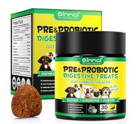 Probiotics for Dogs - 30 Dog Probiotics Chews, Support Gut Health, Gas & Constipation Relief - Itchy Skin, Allergies, Yeast Balance, Dog Supplement Soft Chews for Pet Immune System- Duck Flavor