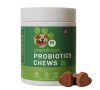 Probiotics for Dogs, 60 Count Dog Probiotics for Gut Health, Support Gut & Digestive Health, Strengthen Immunity Health- Ostrich meat flavor