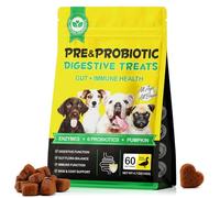 Probiotics for Dogs, 60 Count Dog Probiotics for Normal Digestive Function, Duck Flavor, Suitable for All Dogs