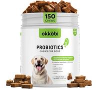 Probiotics for Dogs Chews 150PCs - US Formula with Dog Probiotics, Enzymes & Natural Ingredients - Digestive, Gut Health & Diarrhea Support - Duck