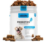 Probiotics for Dogs Chews 150PCs - US Formula with Dog Probiotics, Enzymes & Natural Ingredients - Digestive, Gut Health & Diarrhea Support - Chicken