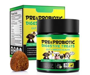 Probiotics for Dogs, Dog Probiotics for Gut Health Supplements (30 Che