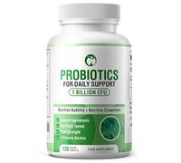 Probiotics for Gut Health Daily Probiotic Complex Supplements for Men & Women 120 Tablets Bacillus Subtilis & Coagulans 1 Billion CFU Live Bacteria 3rd Party Tested Made in The UK (120 Tablets)