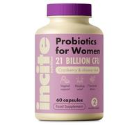 Probiotics for Women 21 Billion CFU - 60 Capsules | 7 Lactobacillus Strains with Cranberry & Prebiotic Inulin - Vaginal Probiotics for Gut Health/pH Balance & Urinary - Womens probiotics - Vegetarian