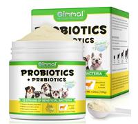 Probiotics Powder for Dogs, Probiotic Supplement with Digestive Enzymes & Prebiotics for Dog, Dogs Probiotic Supplements Support Gut Health, Digestive Health & Immune Function| Dog Supplies - 120g